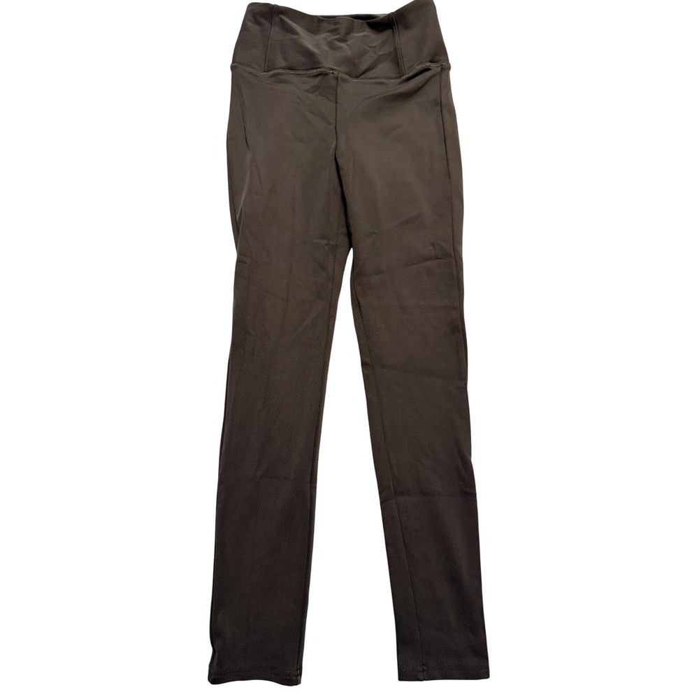 Wilfred Free Leggings Womens Small Gray Ribbed‎ High Rise Ankle Knit Stretch